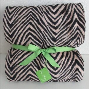 Vera Bradley Zebra Print Fleece Blanket